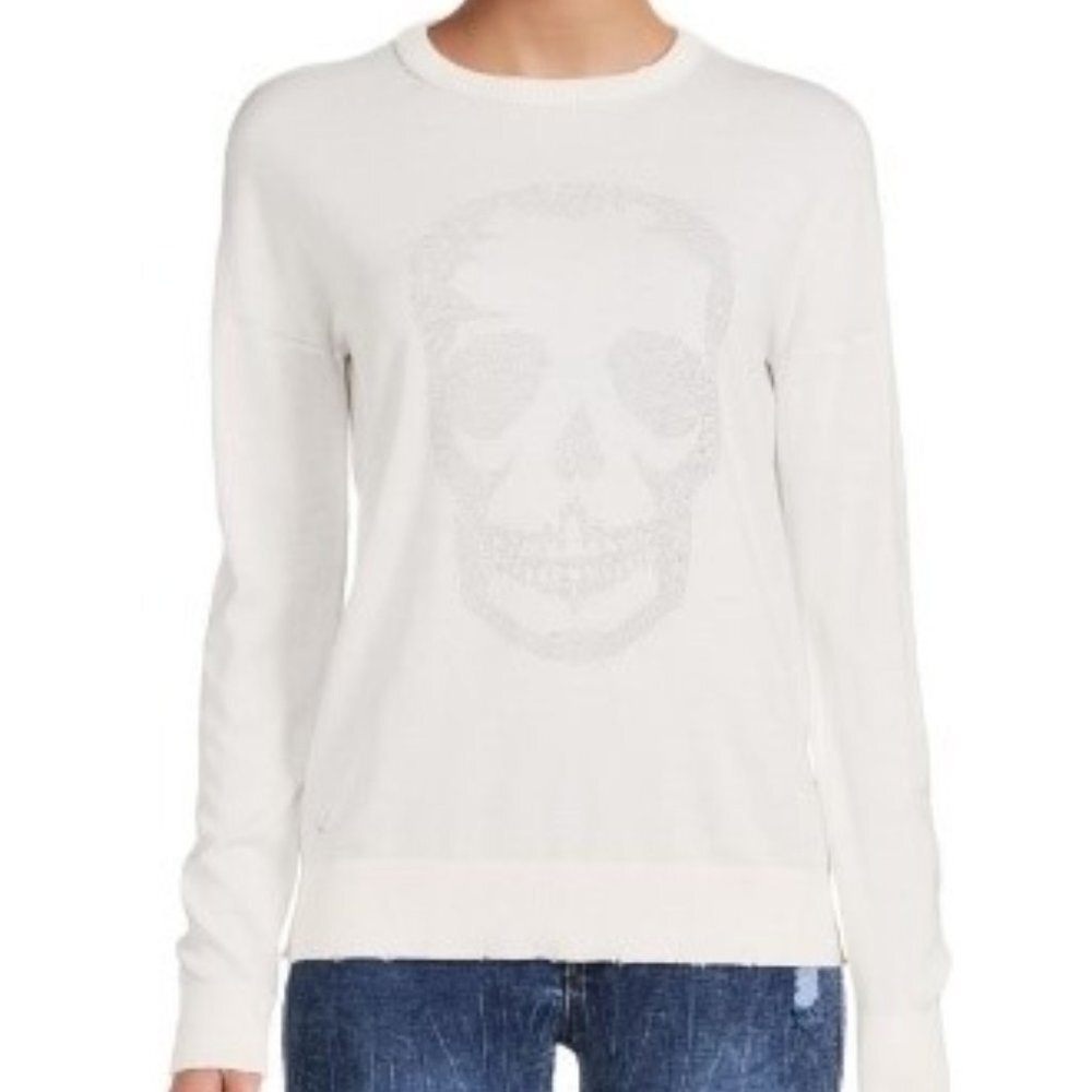 ZADIG & VOLTEAR GABY SKULL SWEATER SIZE M NWT